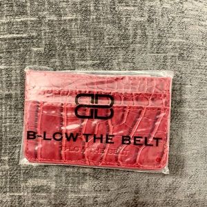 B-Low the Belt Croc Card Case